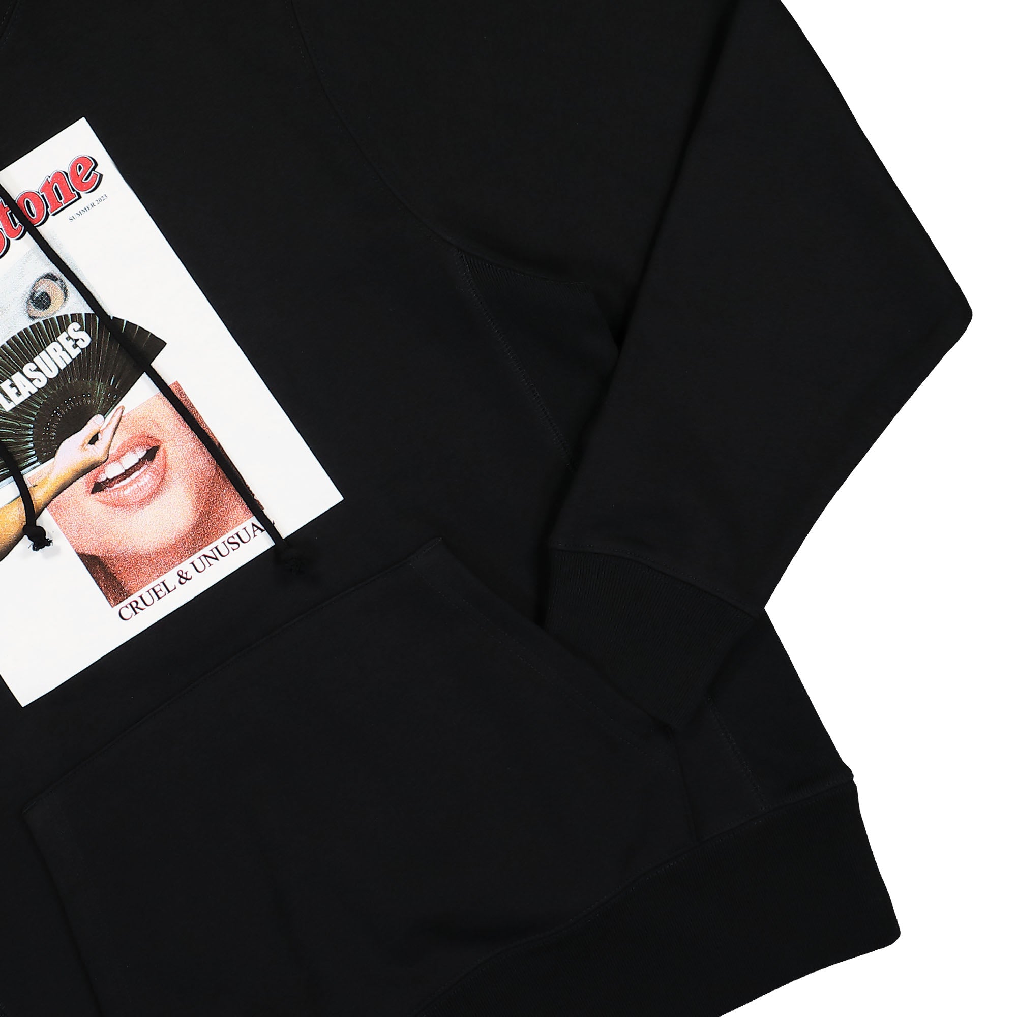 Pleasures Rolling Stone Hoodie Black Hoodies Detailfoto | Overkill
