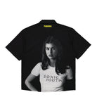 Pleasures Funky Donkey Boxy Polo Black Polo Shirts Material | Overkill