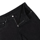 Pleasures Washing Machine Denim Black Jeans Detailfoto | Overkill