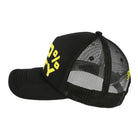 Pleasures Dirty Trucker Black Caps  Material | Overkill