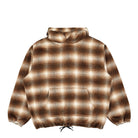 Pleasures Beyond Plaid Woven Hoodie Brown Hoodies P23W004-Brown | Overkill