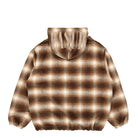 Pleasures Beyond Plaid Woven Hoodie Brown Hoodies Material | Overkill