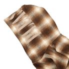 Pleasures Beyond Plaid Woven Hoodie Brown Hoodies Detail view 1 | Overkill
