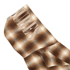 Pleasures Beyond Plaid Woven Hoodie Brown Hoodies Detail view 2 | Overkill