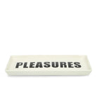 Pleasures Ceramic Tray White Trays P23W074-White | Overkill