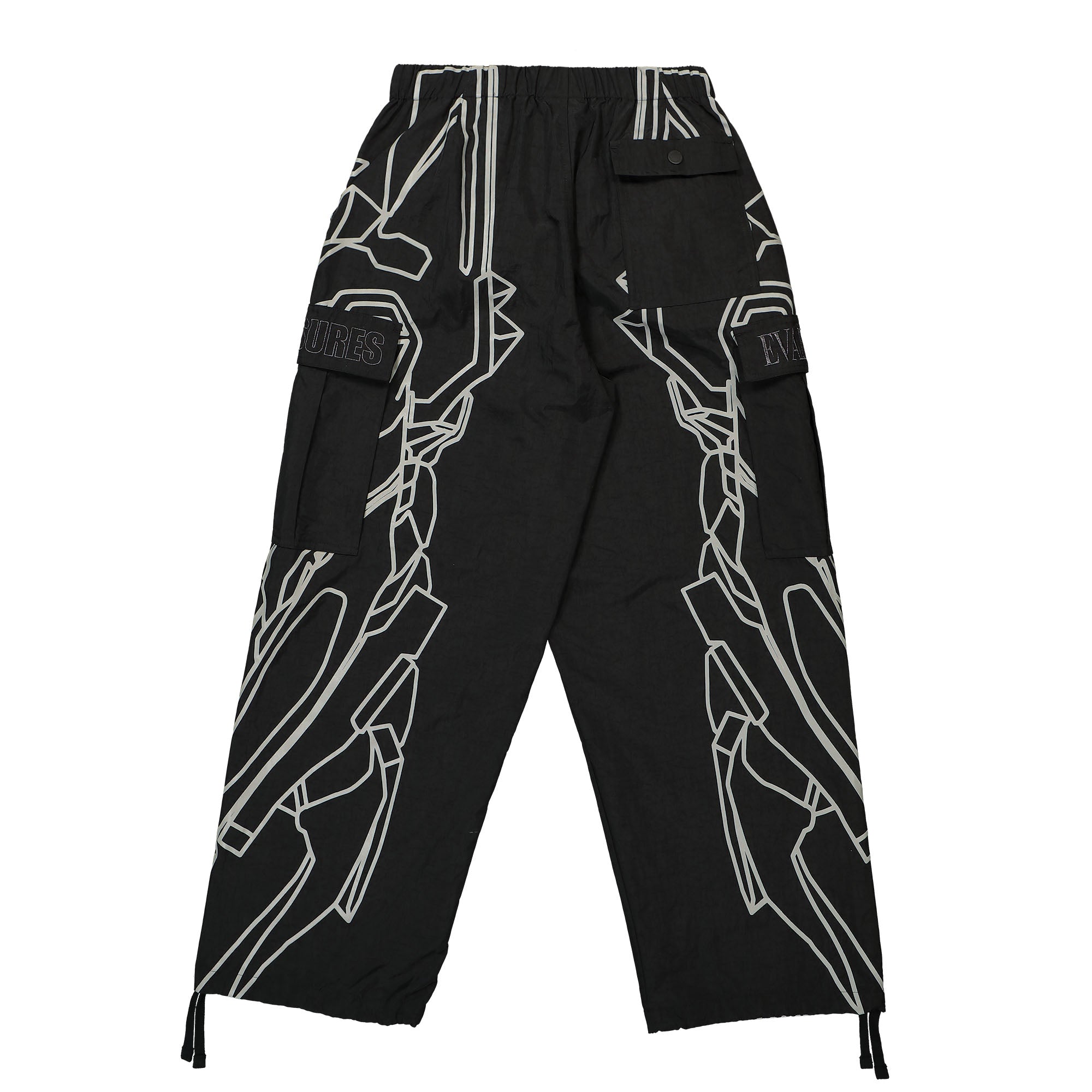 Pleasures EVA-1 Cargo Pants Black Cargo Pants Material | Overkill