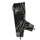 Pleasures EVA-1 Cargo Pants Black Cargo Pants Close-up | Overkill