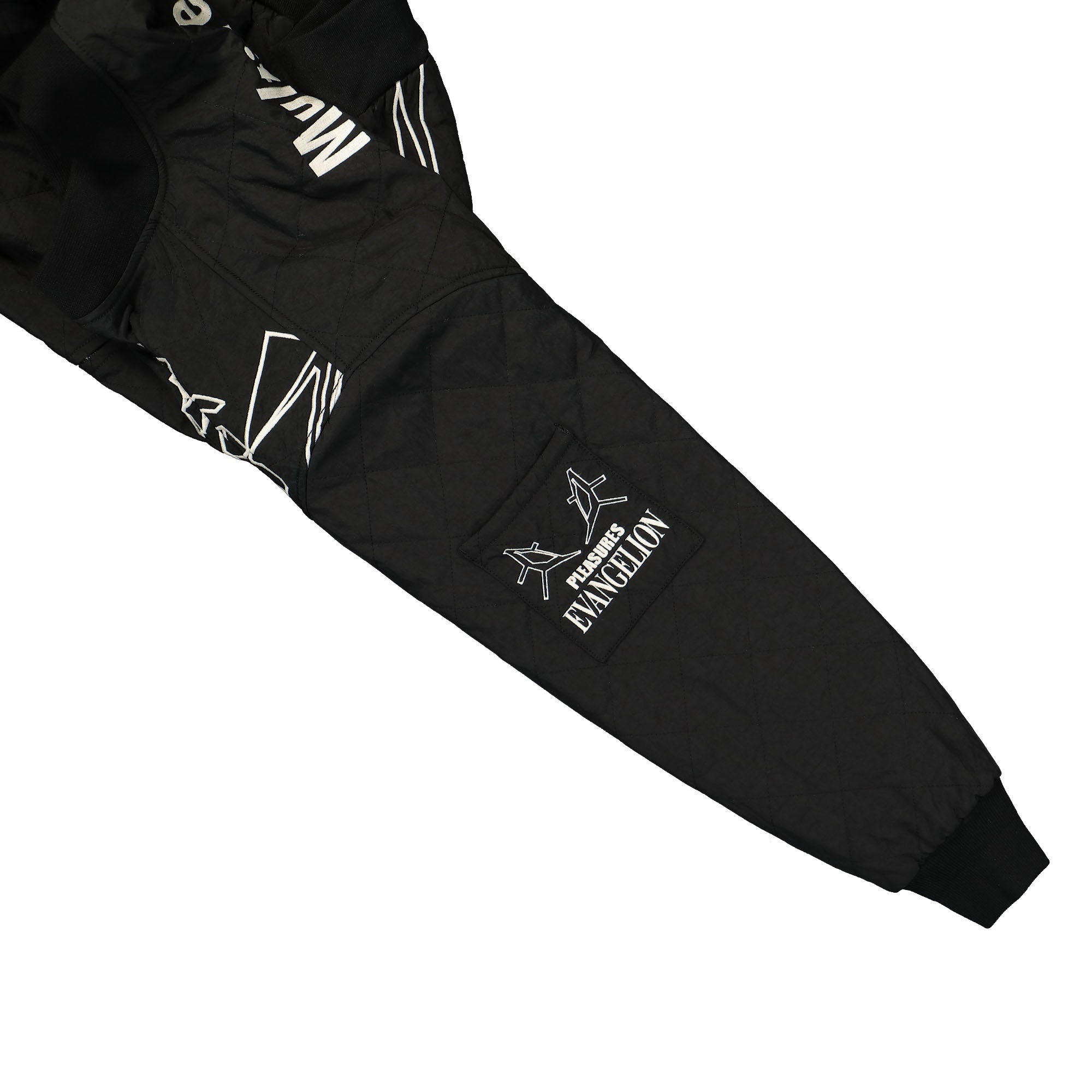 ★新品★UND REVERSIBLE BONDING JACKET Evangelion x Pleasures Humanoid Reversible Bomber P24E009-Black