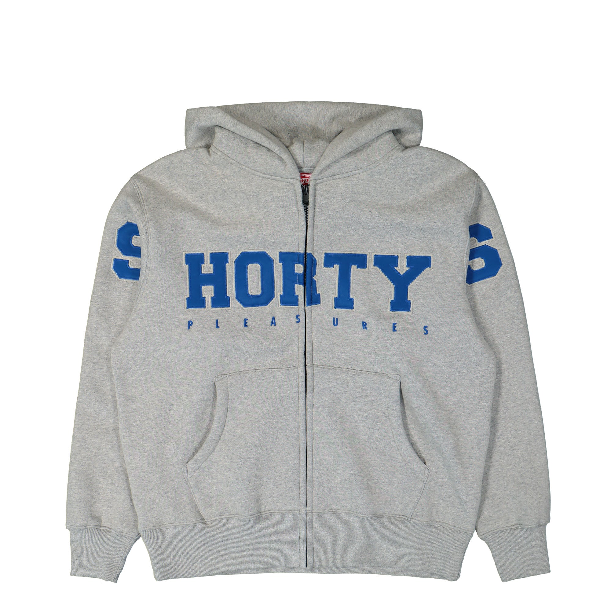 Pleasures Wave Zip Hoodie Heather Grey Hoodies P24F017-Heather Grey | Overkill