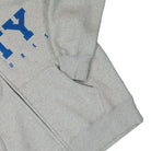 Pleasures Wave Zip Hoodie Heather Grey Hoodies Detailfoto | Overkill