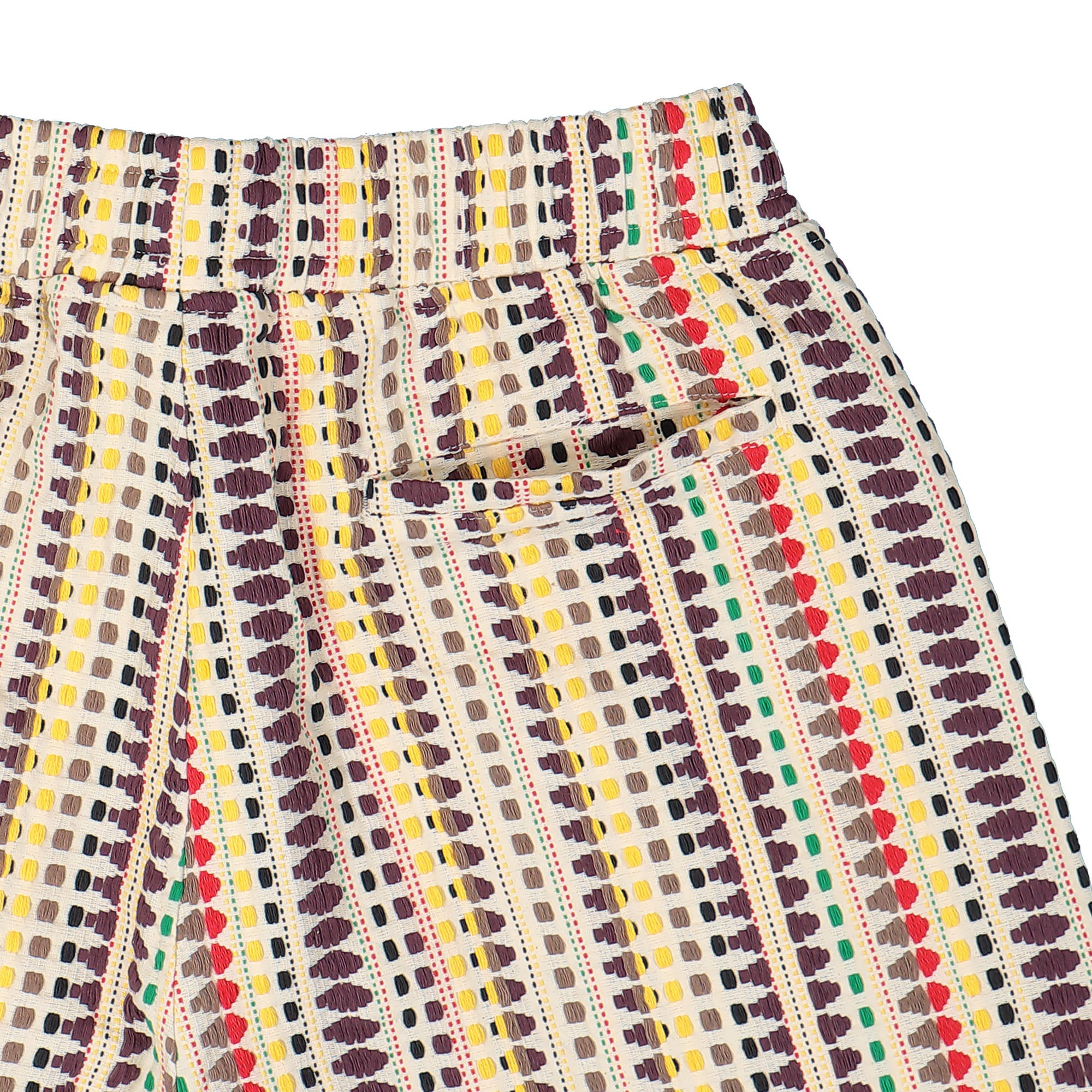 Pleasures Stitch Shorts Ecru Shorts Detail view 3 | Overkill