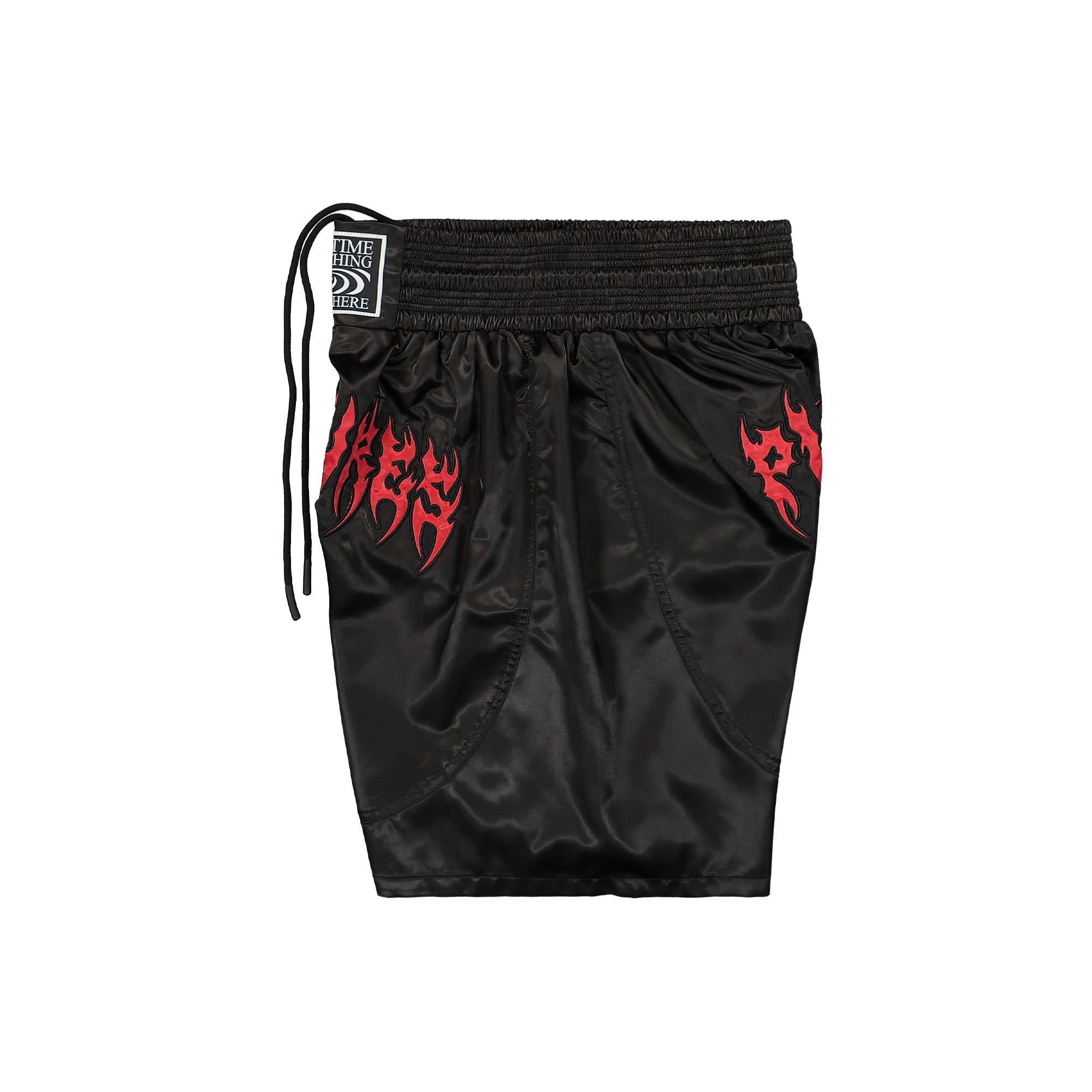 Pleasures Anywhere Muay Thai Shorts P24SU029-Black | OVERKILL