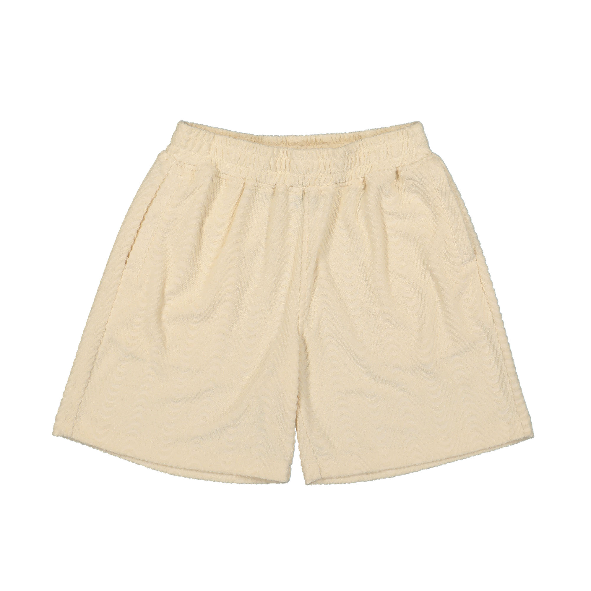 Pleasures Zen Terry Shorts White Shorts P24SU038-White | Overkill