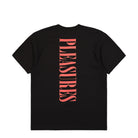 Pleasures Vertical T-Shirt Black T-Shirts Close-up | Overkill