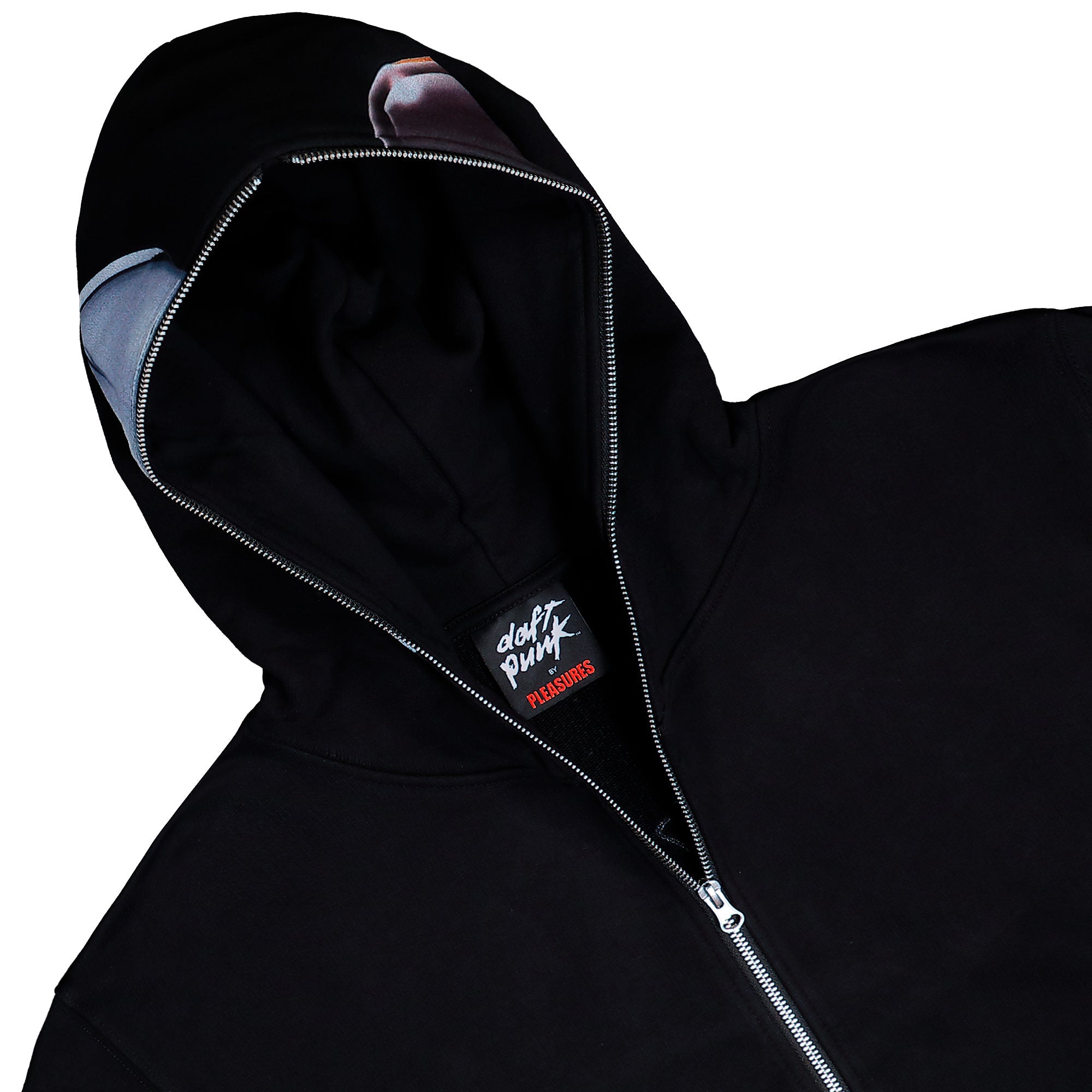 Daft Punk x Pleasures Ram Zip Hoodie P25DP014-Black | OVERKILL