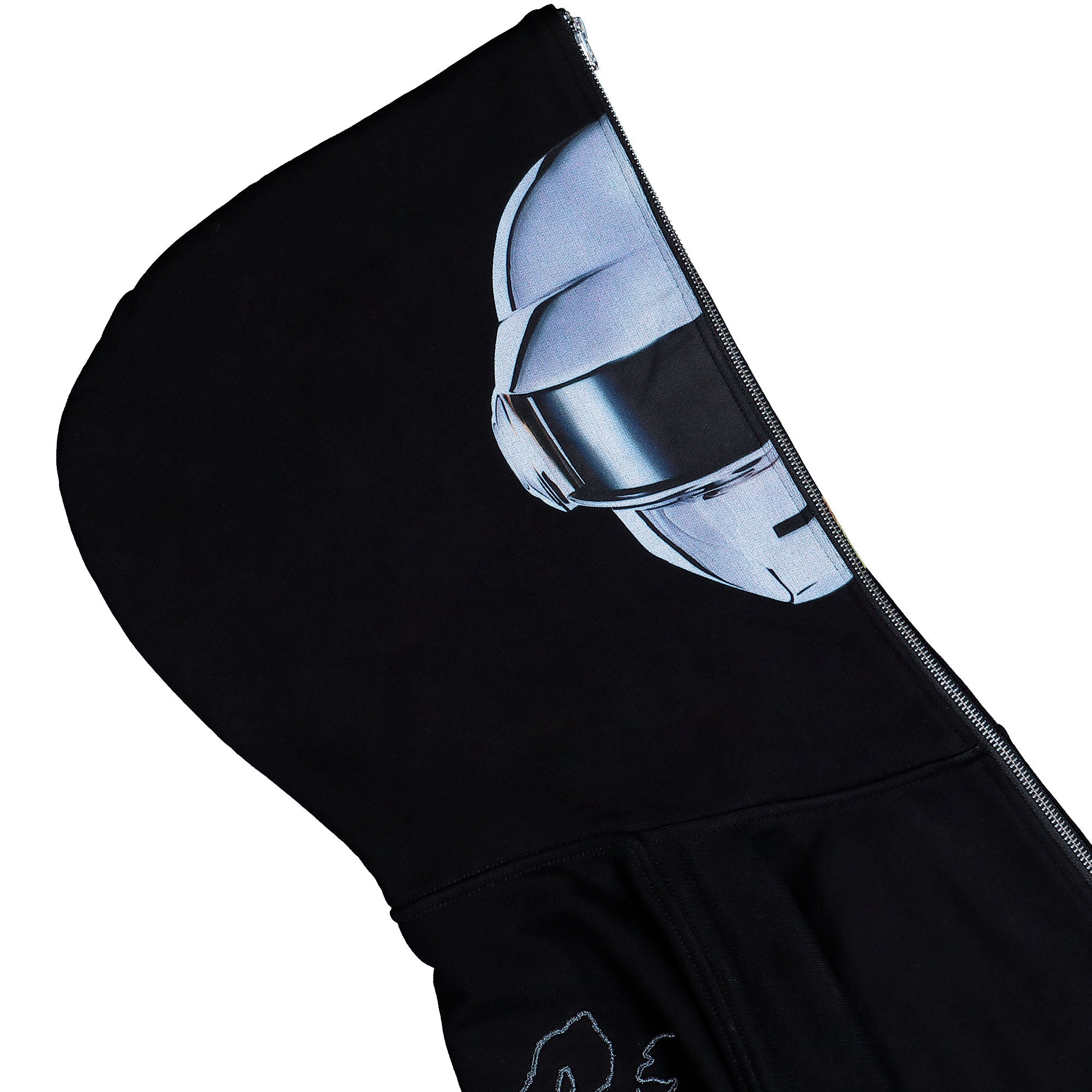 Pleasures Ram Zip Hoodie Black Hoodies P25DP014-Black Detail View 3 | Overkill
