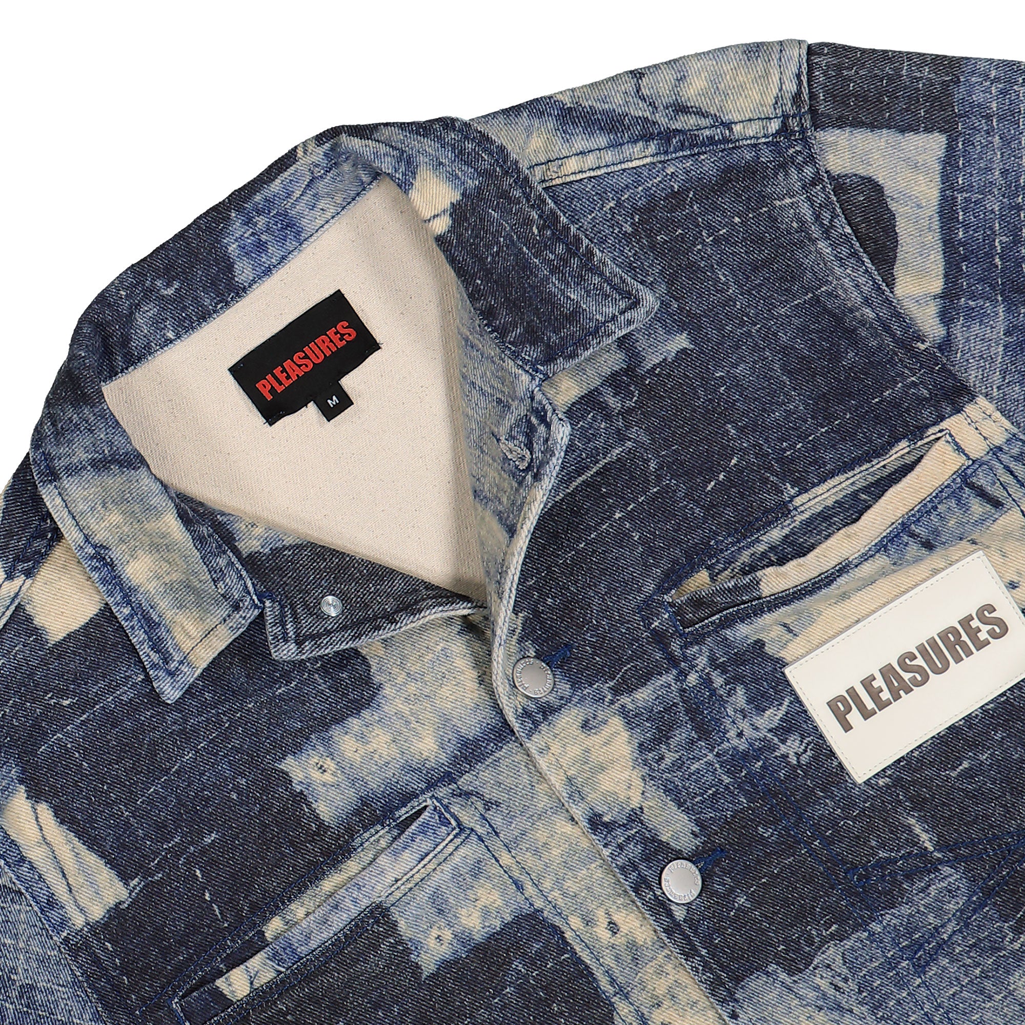 Pleasures Boro Work Jacket P25SP011-Indigo | OVERKILL