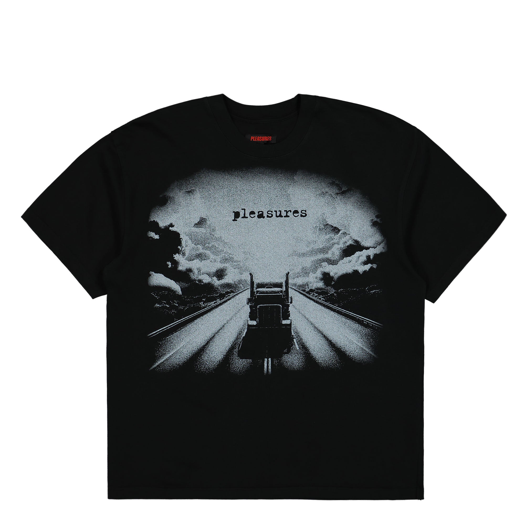 めーん Pleasures Truck Heavyweight Shirt P25SP025-Black | OVERKILL