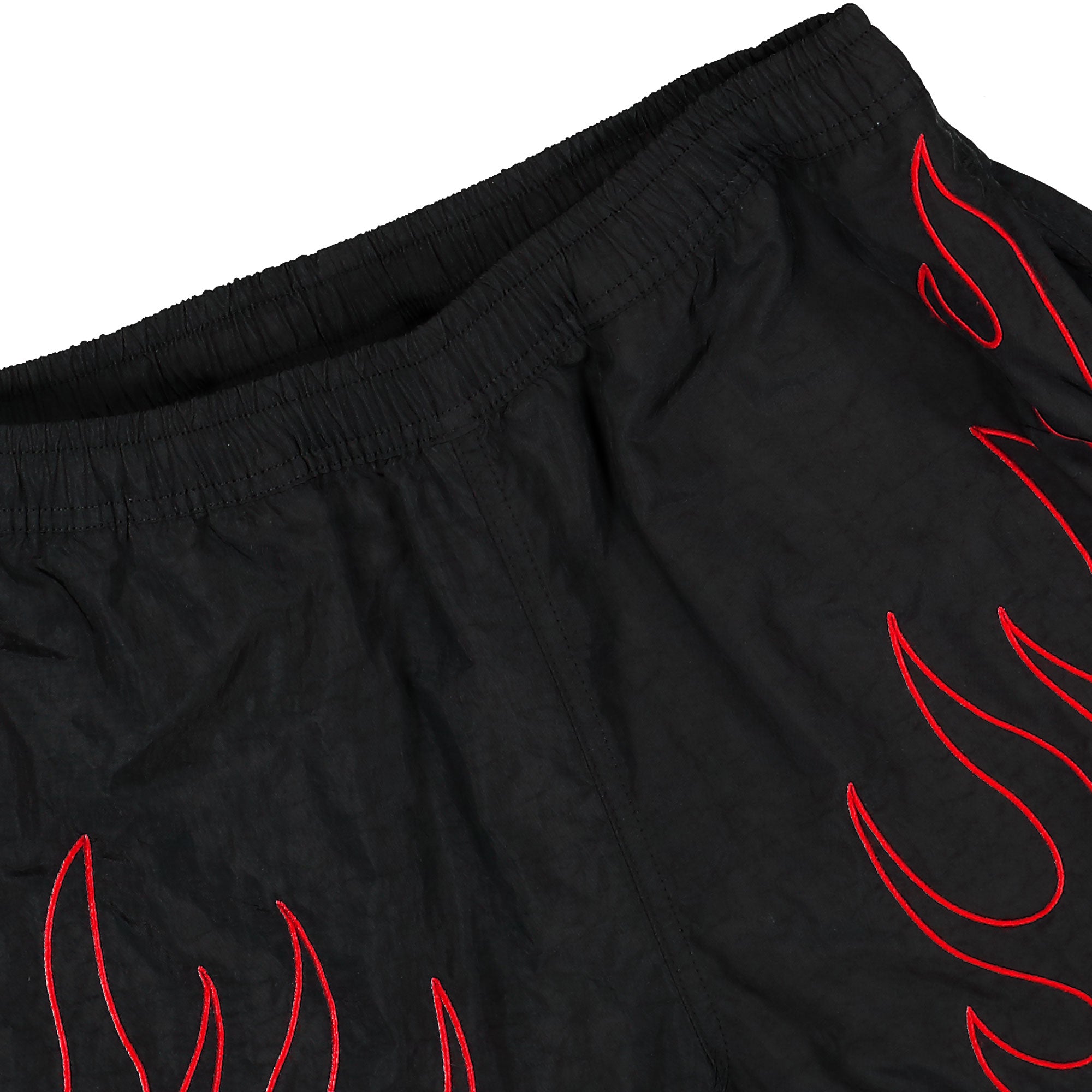 Pleasures Fiery Running Shorts P25SP033-Black | OVERKILL
