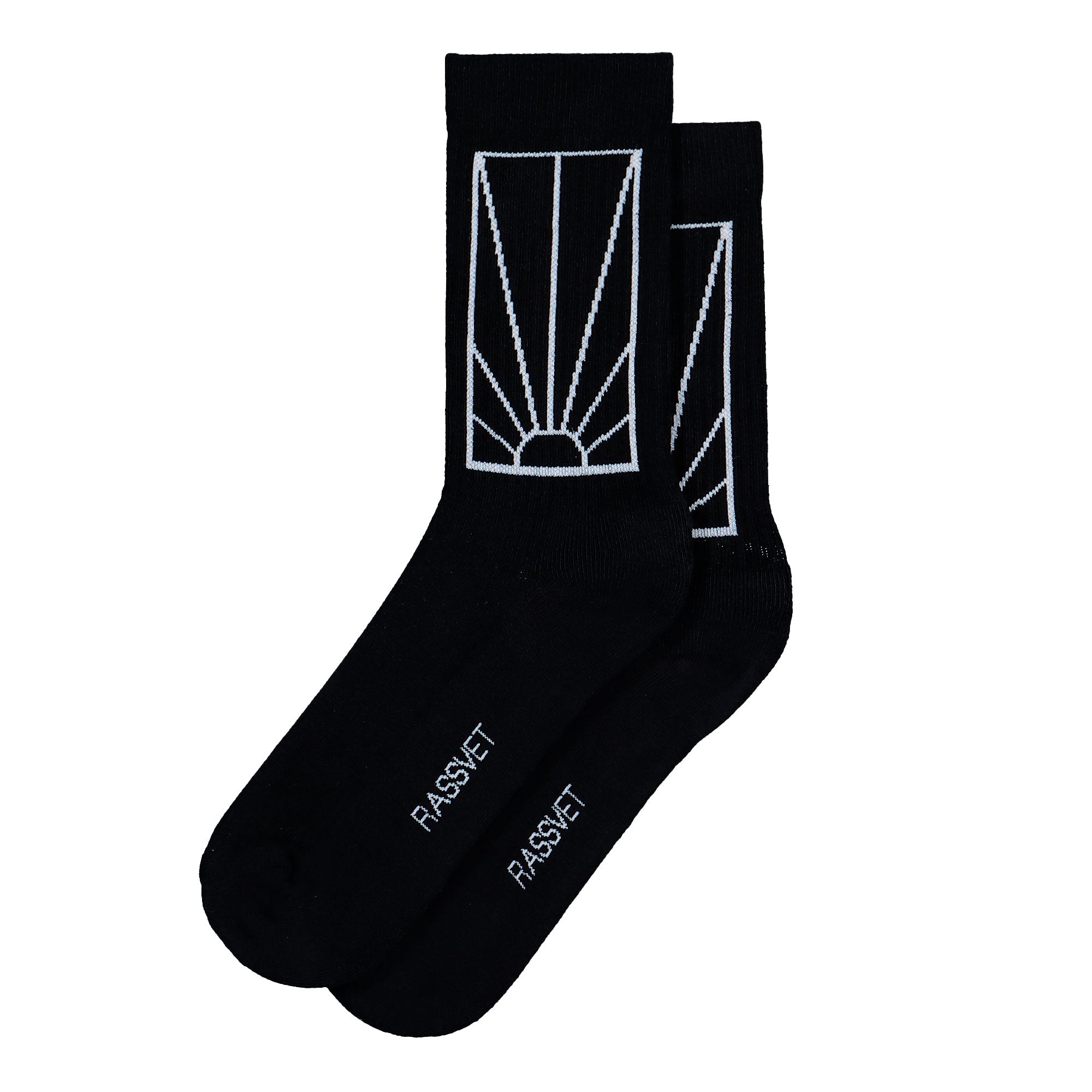 Rassvet Logo Socks Black Socks PACC18K007-1 | Overkill
