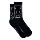 Rassvet Logo Socks Black Socks PACC18K007-1 Close-up | Overkill
