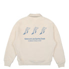 PAL Sporting Goods Lutz Half Zip Ecru Sweatshirts Close-up | Overkill