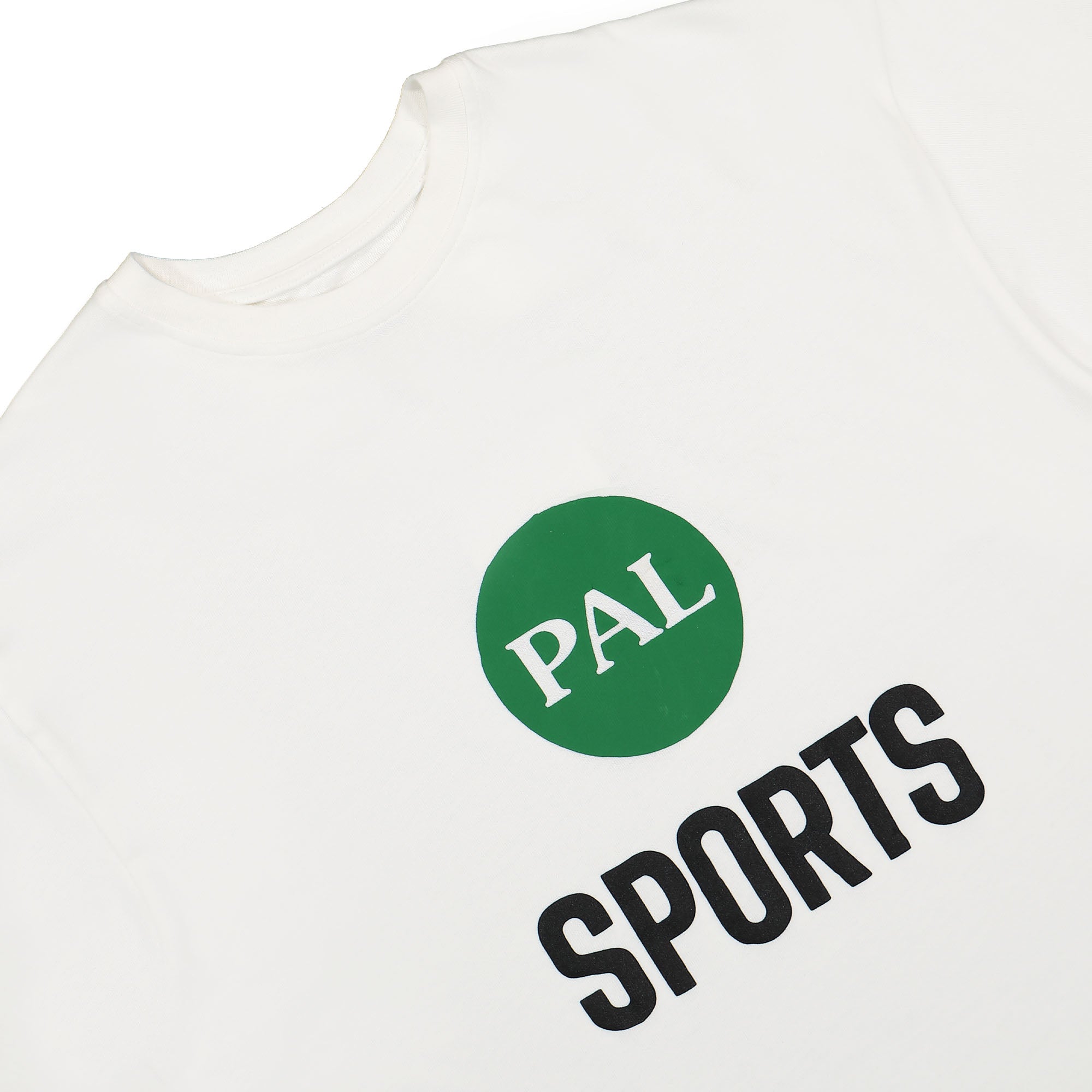 PAL Sporting Goods Quickstrike Broadcast T-Shirt Off White / Green T-Shirts Close-up | Overkill