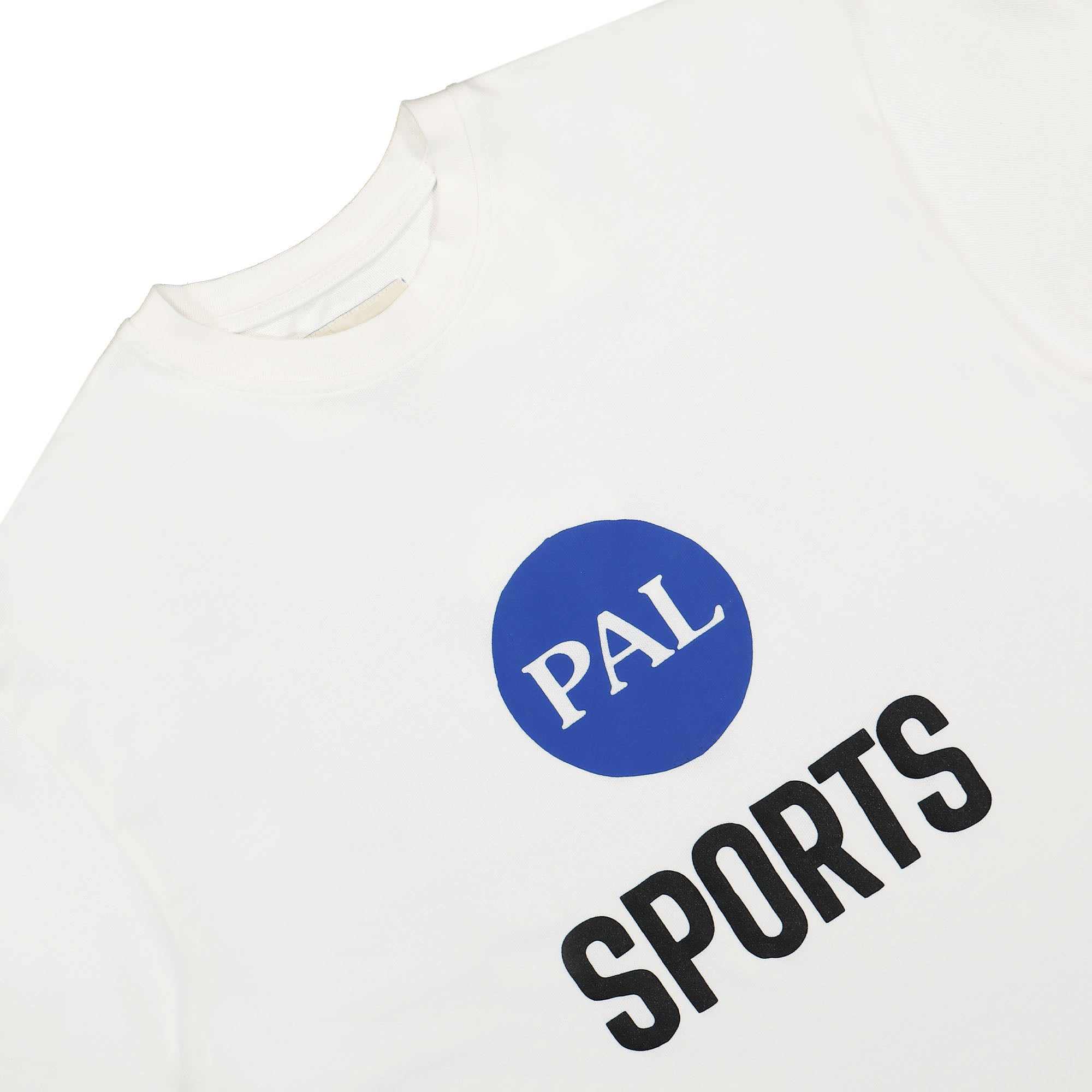 PAL Sporting Goods Quickstrike Broadcast T-Shirt Off White / Blue T-Shirts Close-up | Overkill