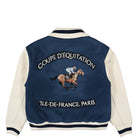 PAL Sporting Goods Coupe Dequitation Varsity Jacket Marine Blue Bomber & Varsity Jackets Close-up | Overkill