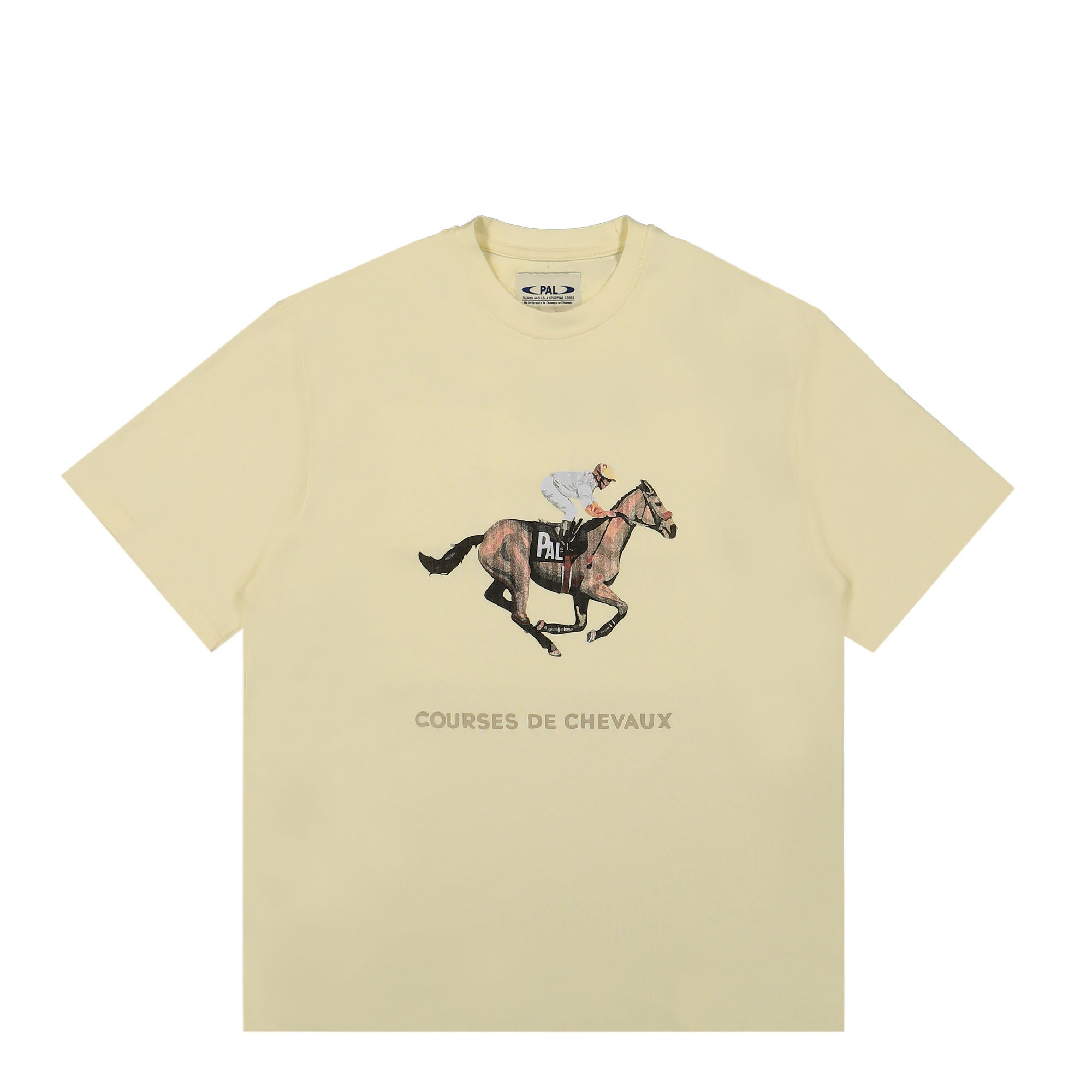PAL Sporting Goods Courses De Chevaux T-Shirt Sun Fade Yellow T-Shirts PALSS23003-320 | Overkill