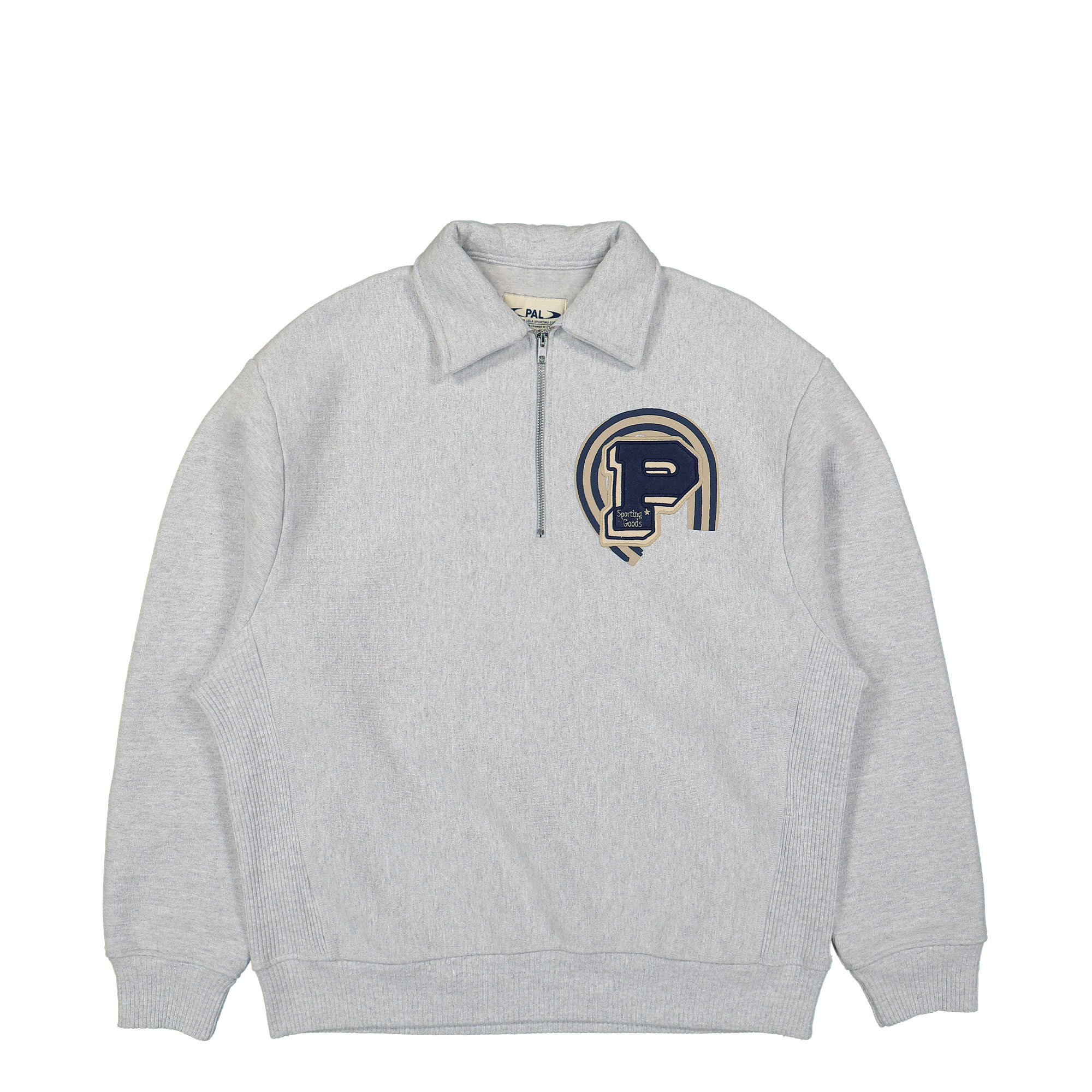 PAL Sporting Goods Aurora Half Zip Sweater Light Gray Marl Sweatshirts PALSS23004-210 | Overkill