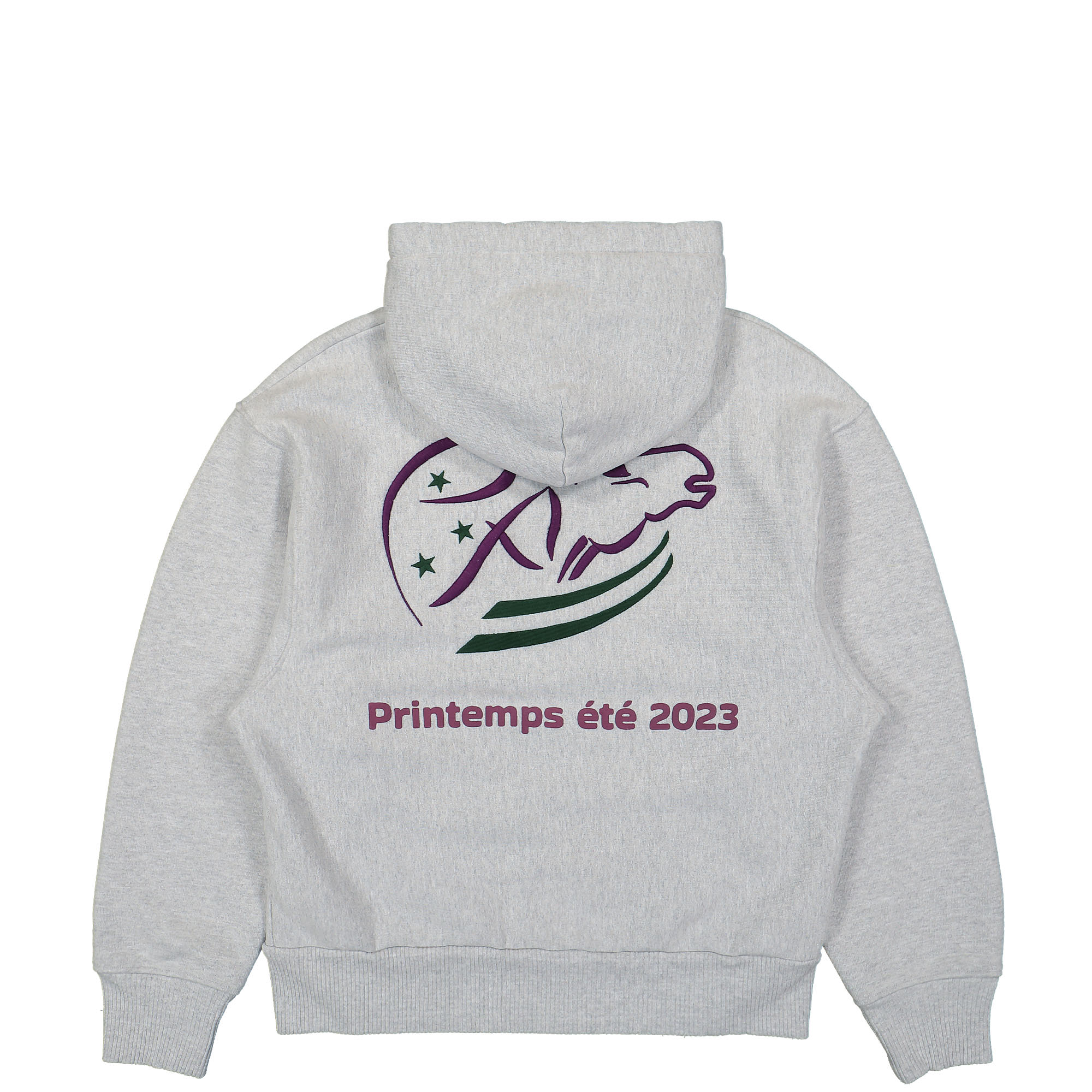 PAL Sporting Goods Finest In The World Hoodie Light Gray Marl Hoodies Close-up | Overkill