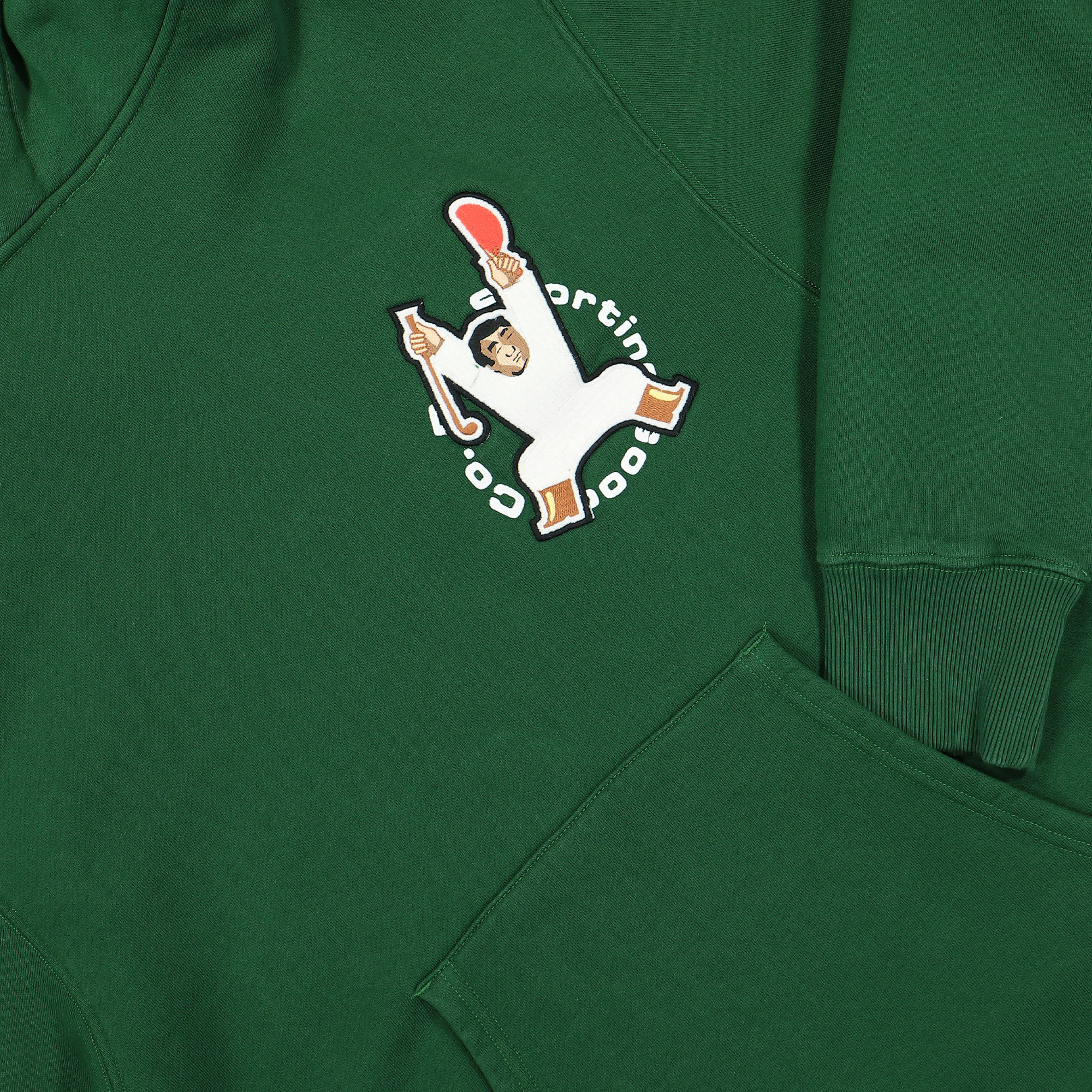 PAL Sporting Goods Corvette Club Hoodie Dark Green Hoodies Detailfoto | Overkill