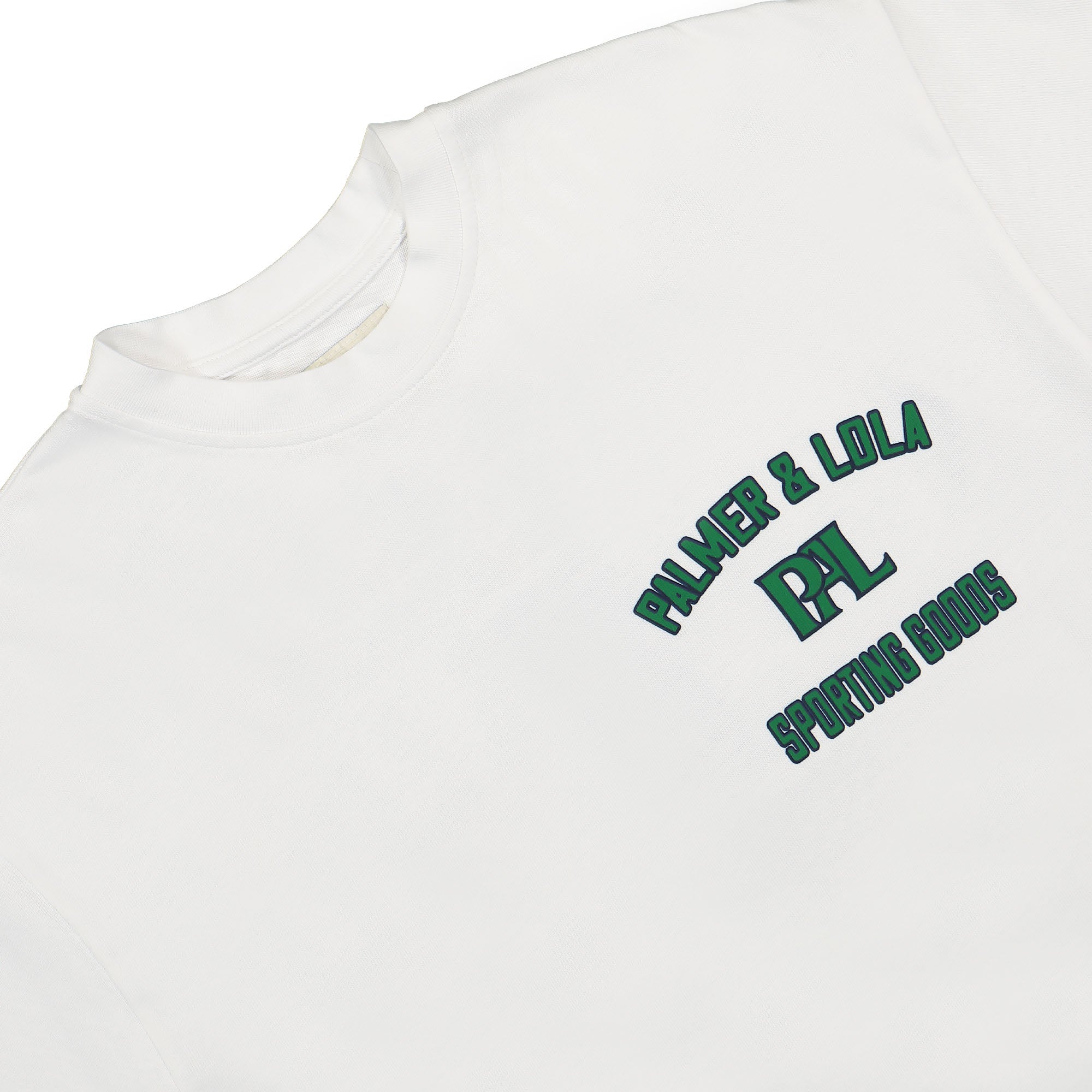 PAL Sporting Goods New Arch Logo T-Shirt Antique White T-Shirts Material | Overkill