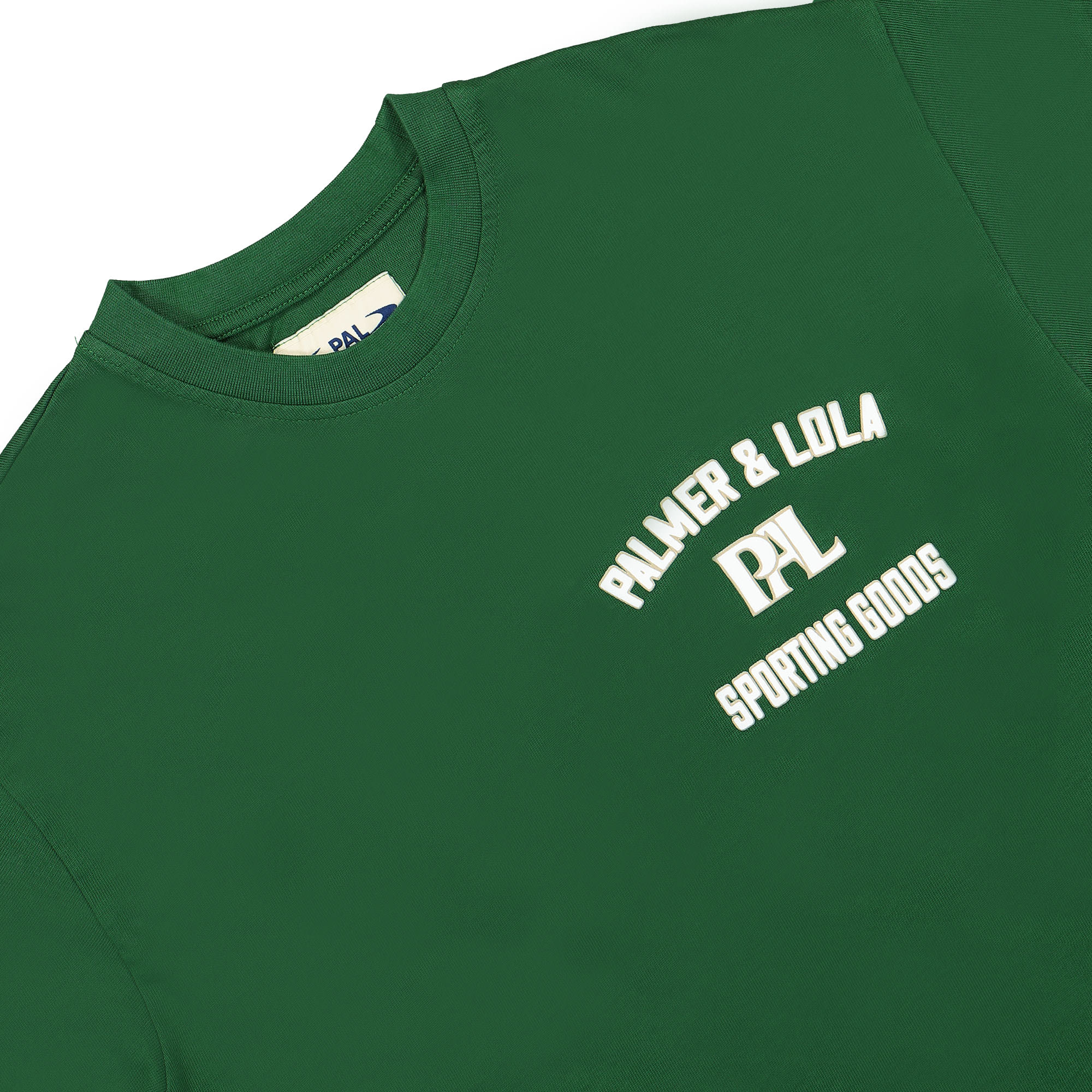 PAL Sporting Goods New Arch Logo T-Shirt Dark Green T-Shirts Material | Overkill