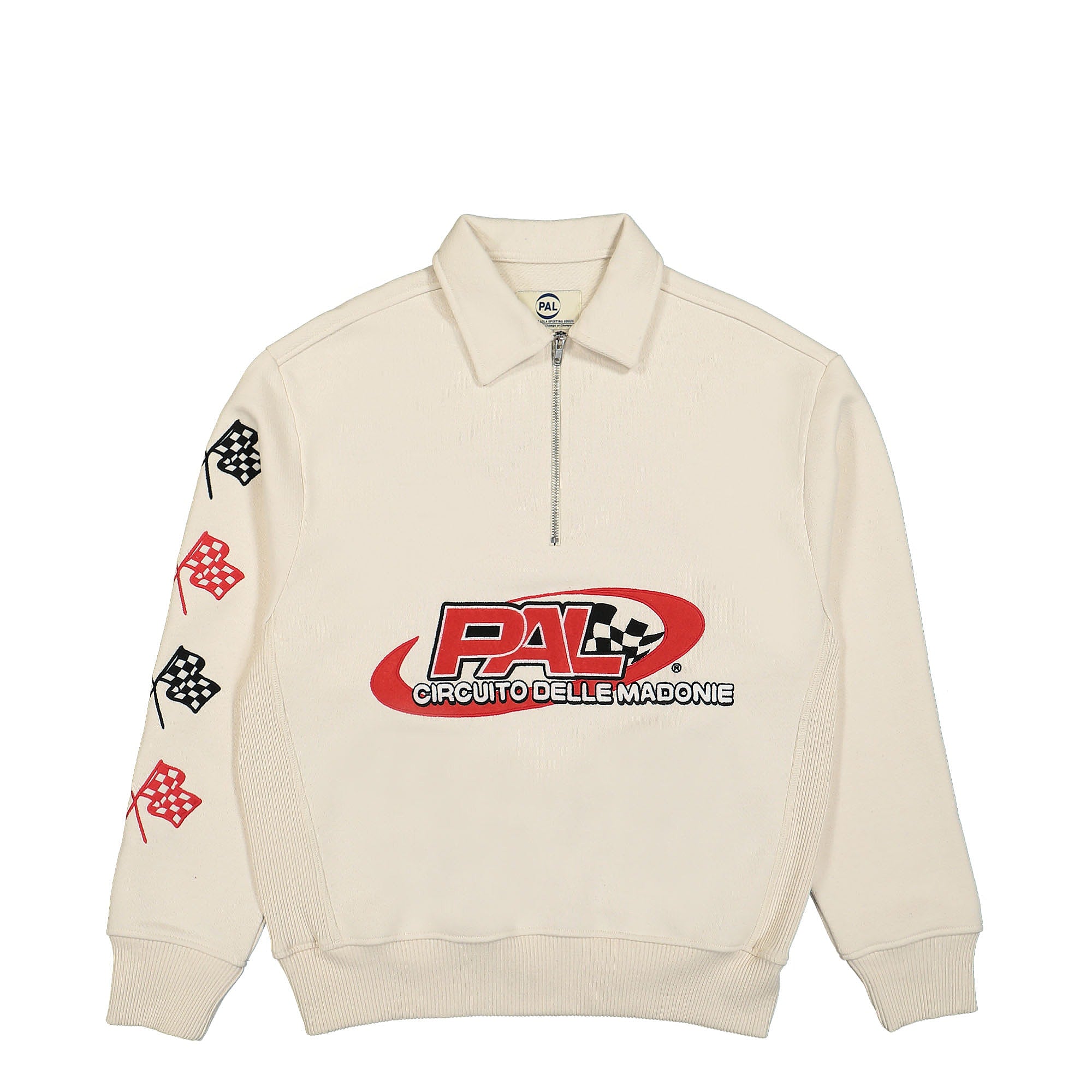 PAL Sporting Goods Racing Group Half Zip Ecru Sweatshirts PALSS24010-120 | Overkill