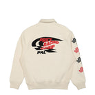 PAL Sporting Goods Racing Group Half Zip Ecru Sweatshirts Close-up | Overkill
