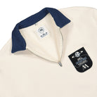 PAL Sporting Goods Atelier Munro x PAL Sporting Goods Palmunro Half Zip Off White / Dark Navy Sweatshirts Detailfoto | Overkill