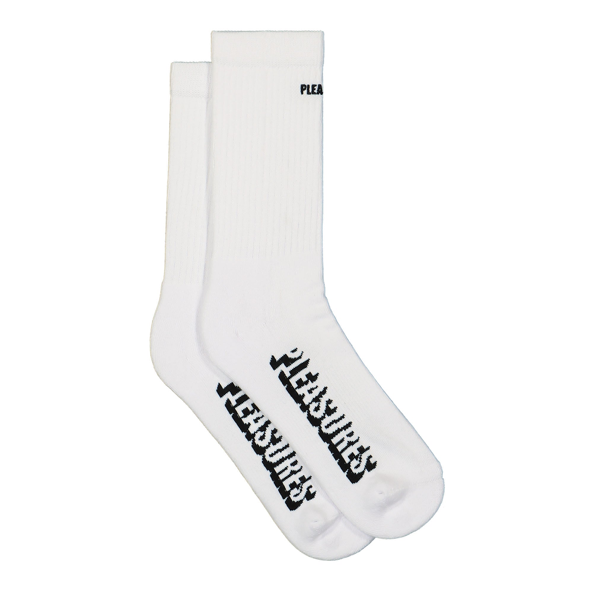 Pleasures Knock Out Socks White Socks Material | Overkill