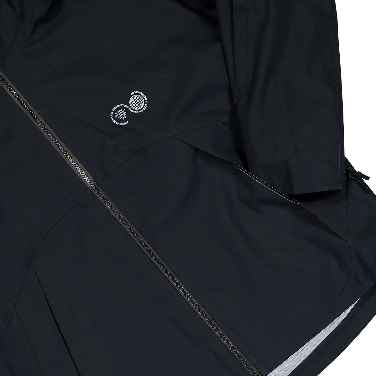 Purple Mountain Obversatory Dermizax™ Stratos 3L Shell Black    Jackets PMO0138 Detail View 1 | Overkill
