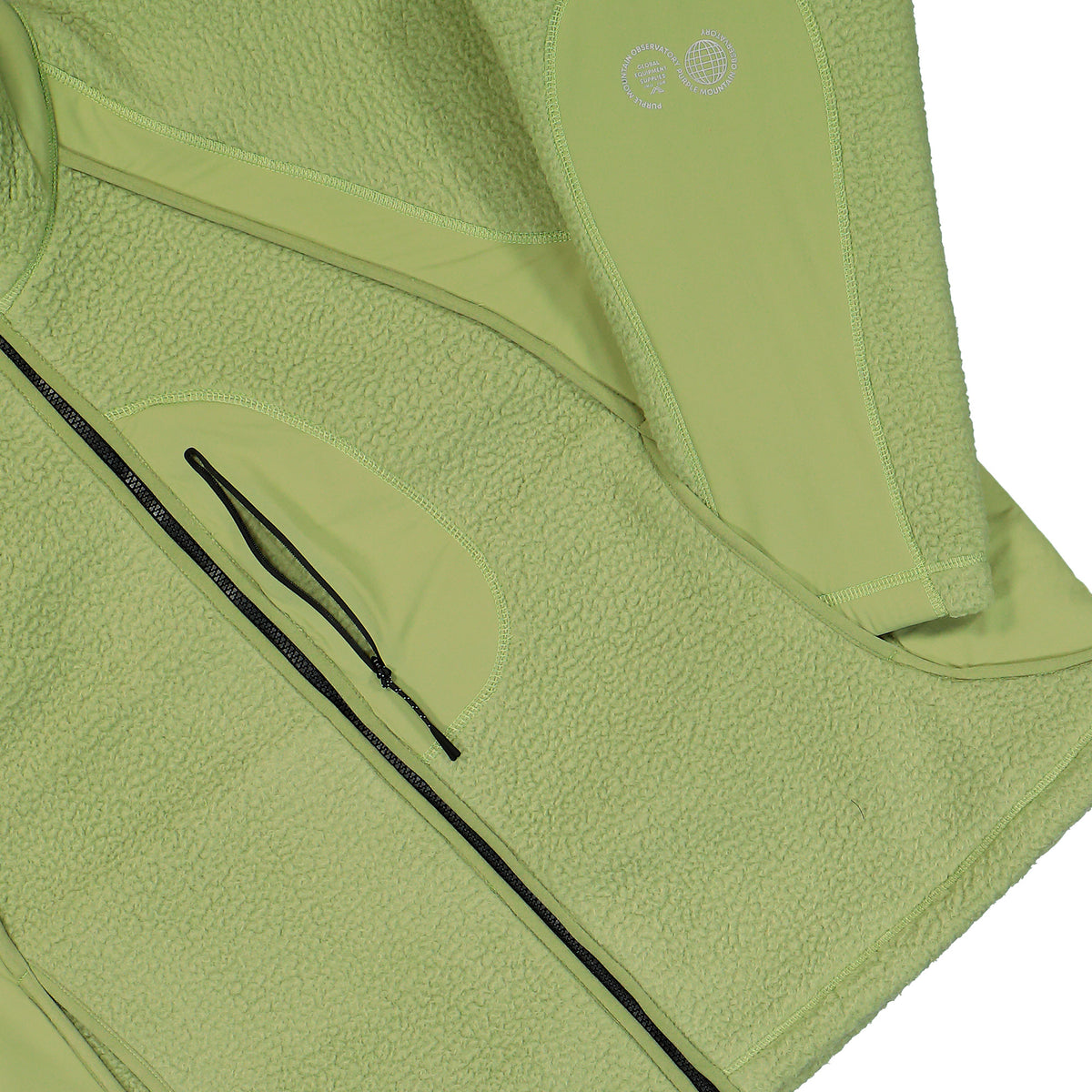 Purple Mountain Obversatory Auriga Bonded Fleece Apple Jackets PMO0169 Detail View 1 | Overkill
