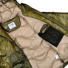 Purple Mountain Obversatory Shield Puffer Olive Jackets PMO0170 Detail View 2 | Overkill
