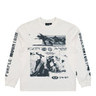 Purple Mountain Obversatory Spaces LS Tee White Londsleeves PMO2124 | Overkill
