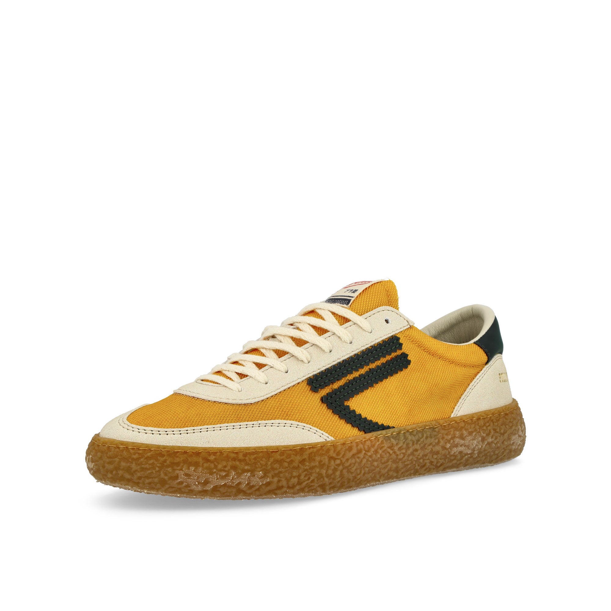 Puraai 4.05 Polly Pineapple Yellow Low Top Sneakers  Close Up | Overkill