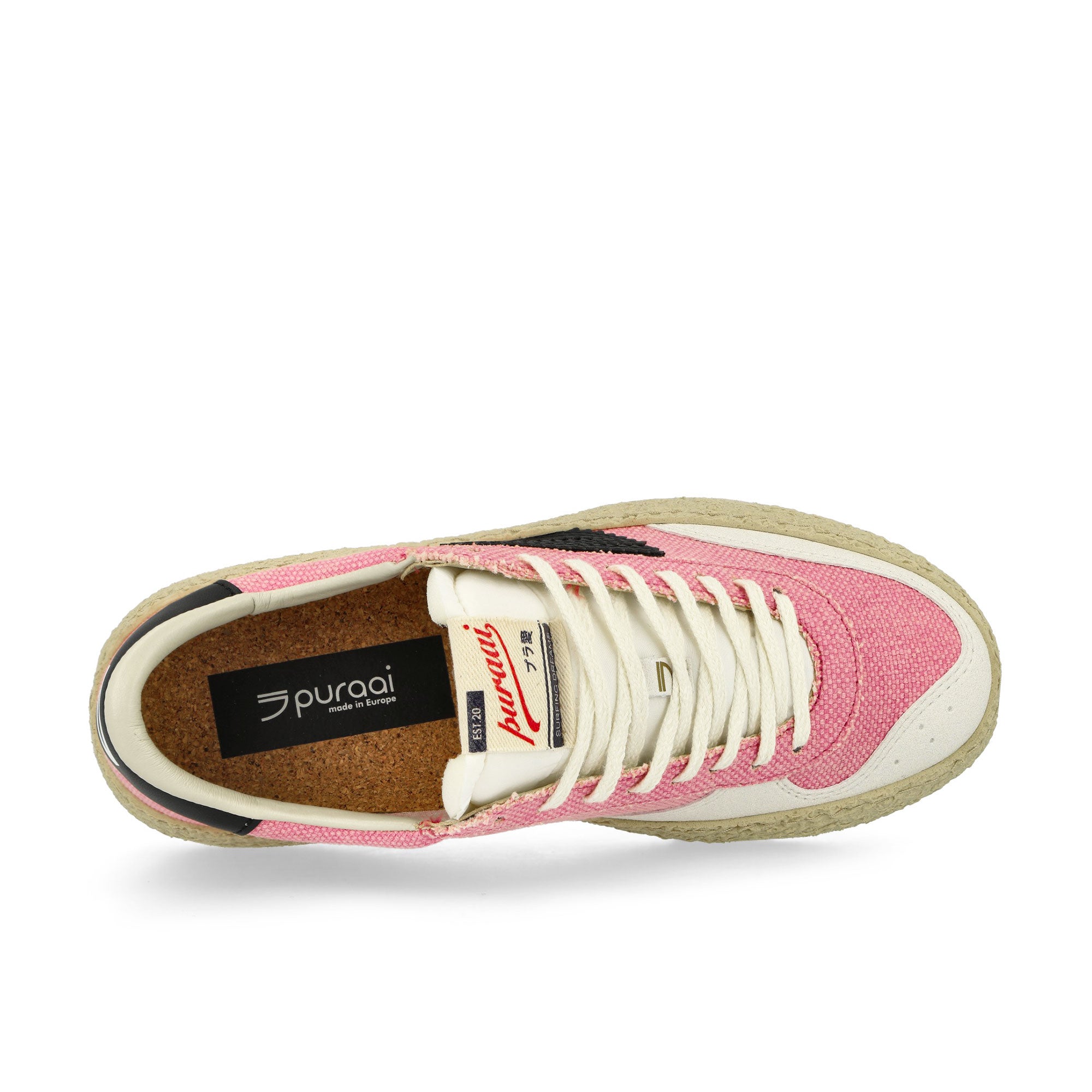 Puraai 4.05 Polly SPF Pink Low Top Sneakers  Detailfoto | Overkill