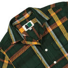 Real Bad Man Work Flannel Shirt Green Shirts Close-up | Overkill