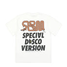 Real Bad Man Special Disco Version SS Tee White T-Shirts Close-up | Overkill