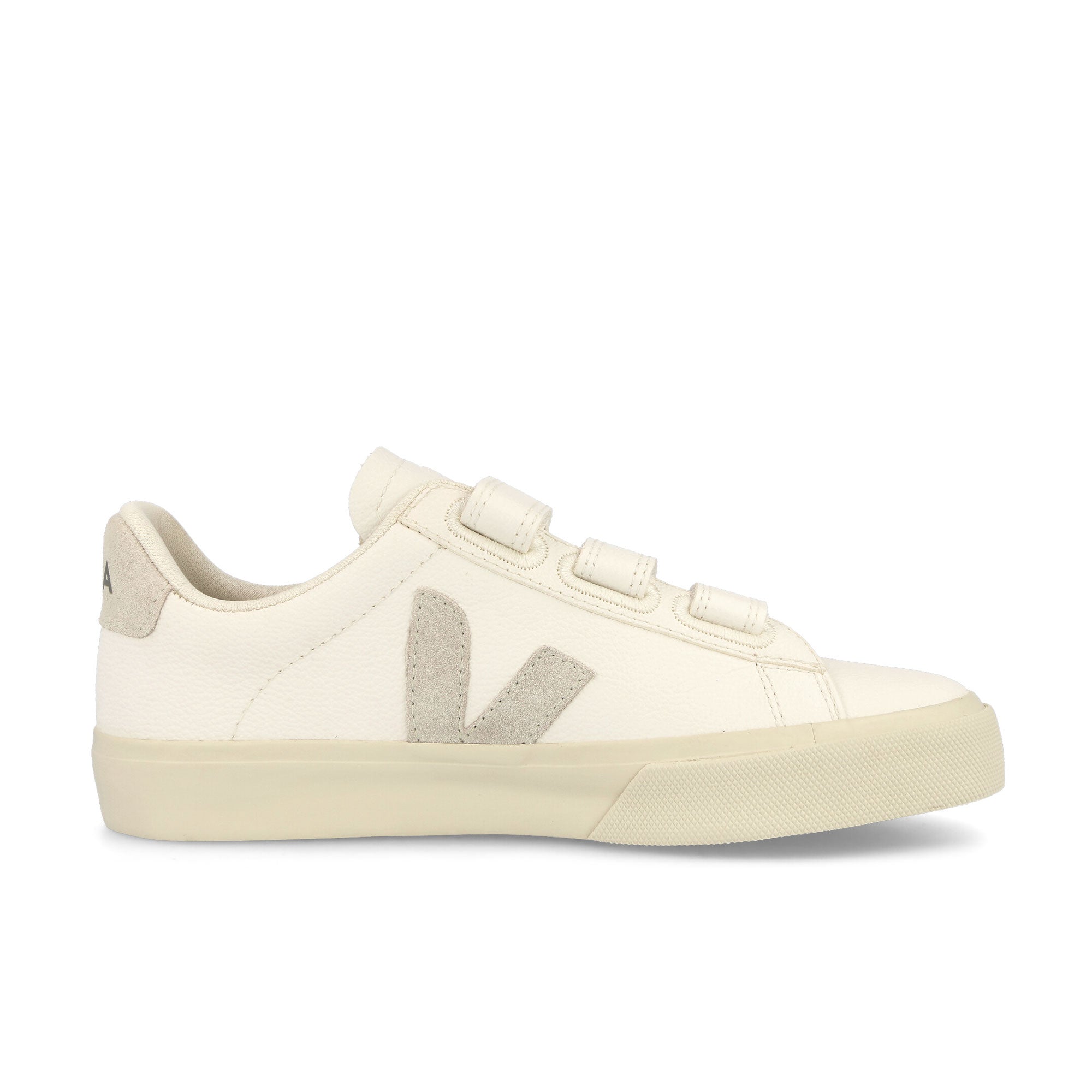 Veja W Recife Logo Chromefree Leather Extra White-Natural Low Top Sneakers  Silhouette | Overkill