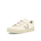 Veja W Recife Logo Chromefree Leather Extra White-Natural Low Top Sneakers  Close Up | Overkill