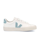 Veja W Recife Logo Chromefree Leather Extra White-Steel Low Top Sneakers  Silhouette | Overkill